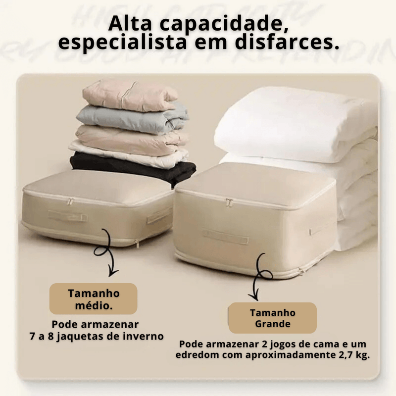 Bolsa Organizadora de Compressão à Prova de Poeira – Alta Capacidade e Proteção contra Umidade